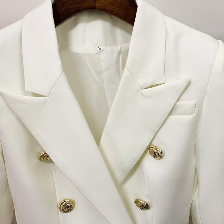 Zweireihiger Blazer mit goldenen Knöpfen (LIMITED EDITION)