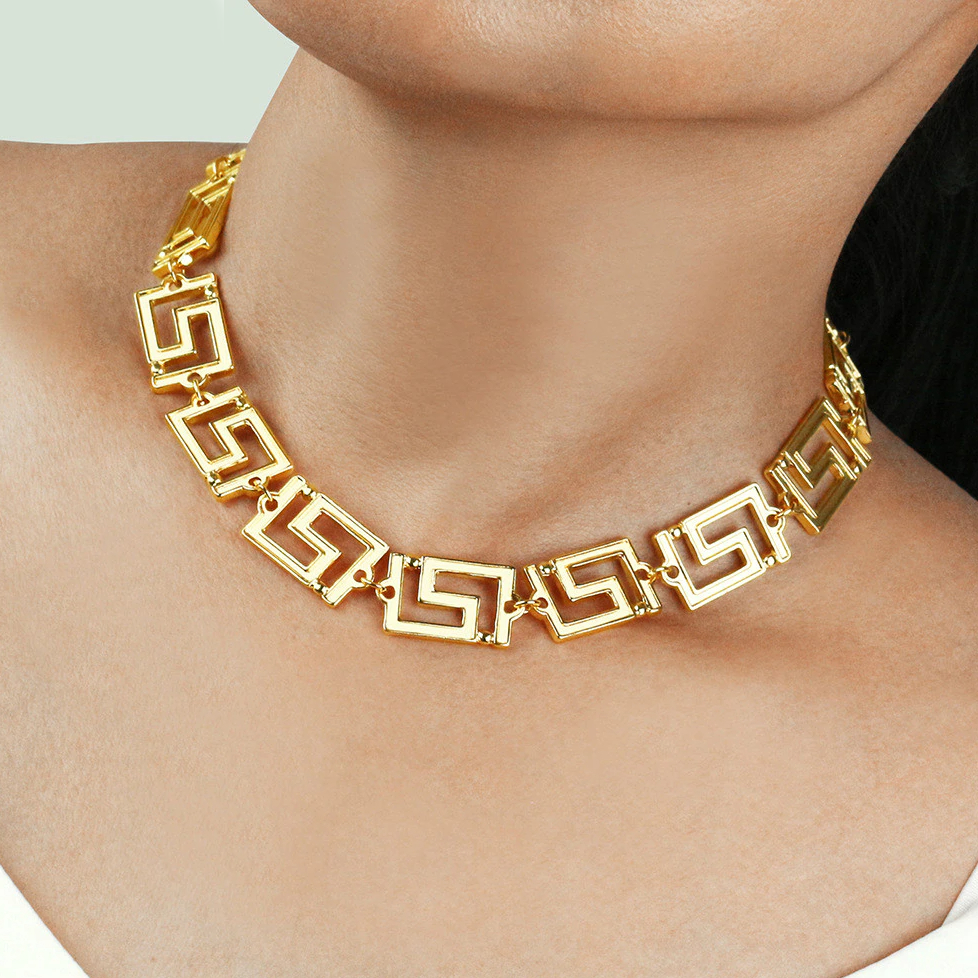 Gold Retro Choker