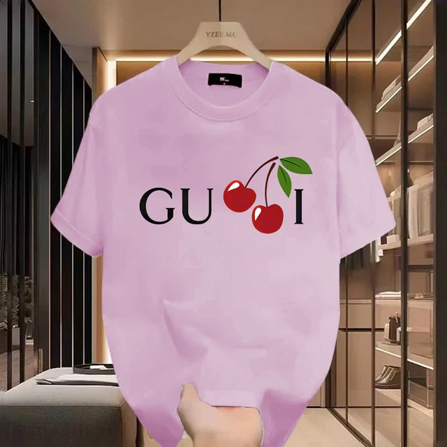 G Cherry Couture Kurzärmeliges Grafik-T-Shirt