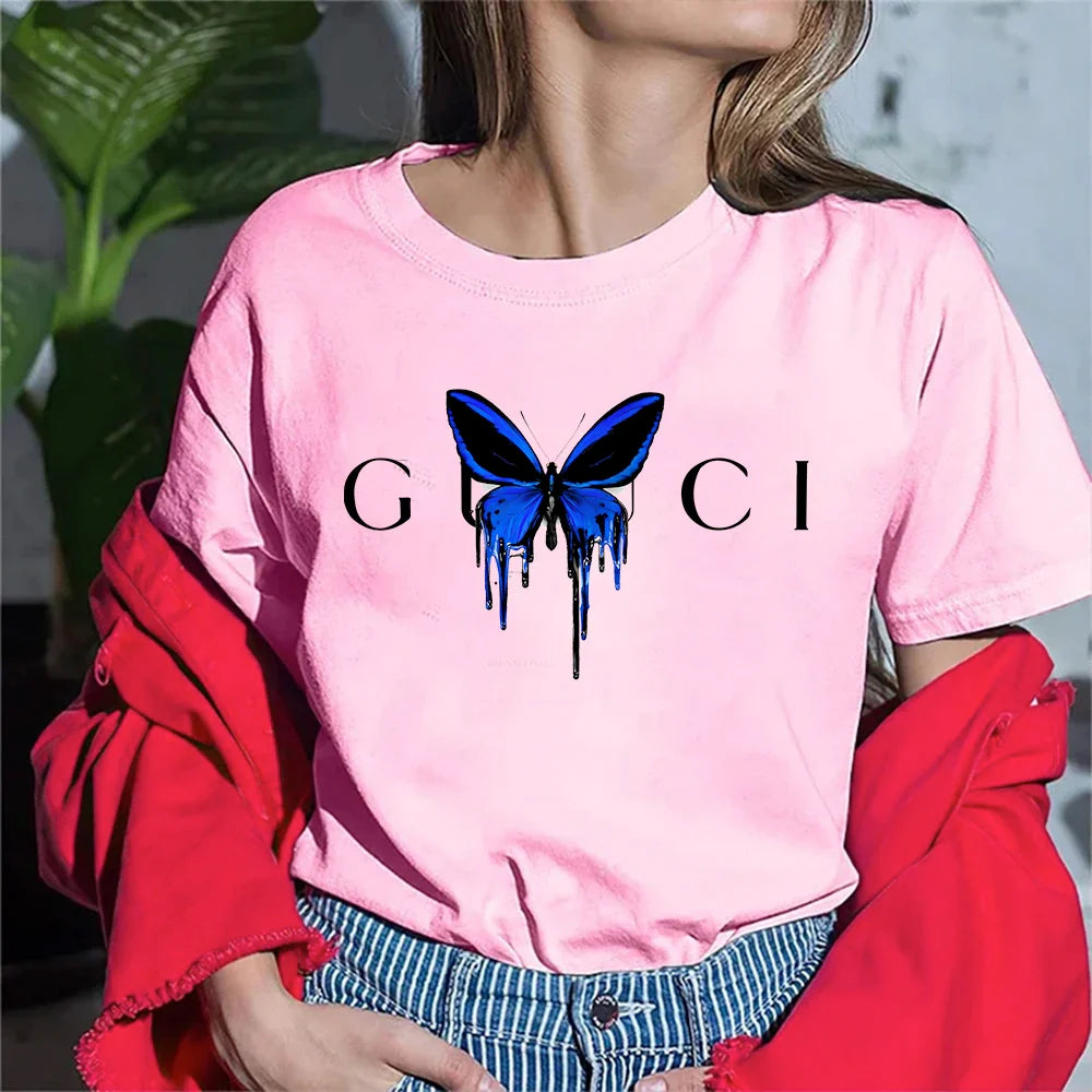 G Butterfly Couture Kurzarm-Grafik-Tee