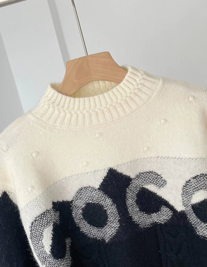 Coco Cashmere Rollkragenpullover mit langen Ärmeln