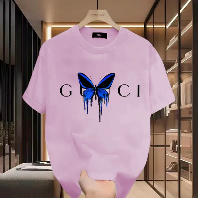 G Butterfly Couture Kurzarm-Grafik-Tee