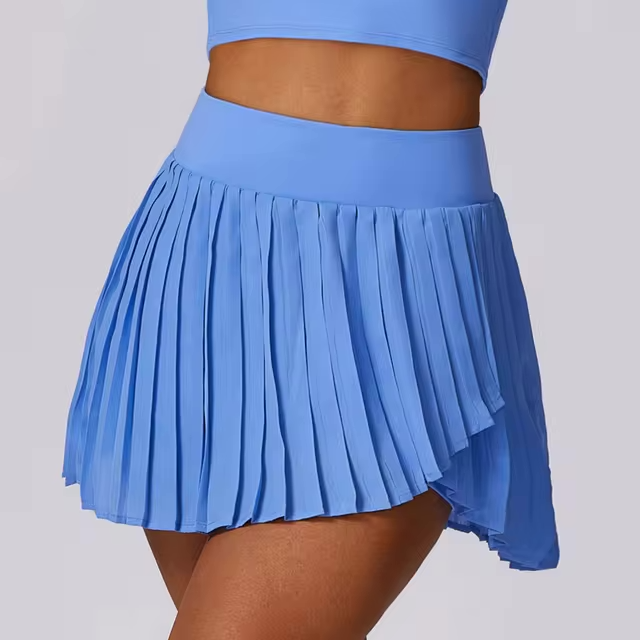 High Waisted Pleated Tennis Skirt (With Built In Shorts)